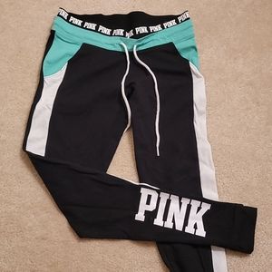 Victoria Secret PINK size Small black joggers
